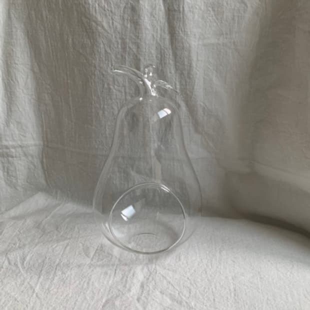 Pear Glass Object 