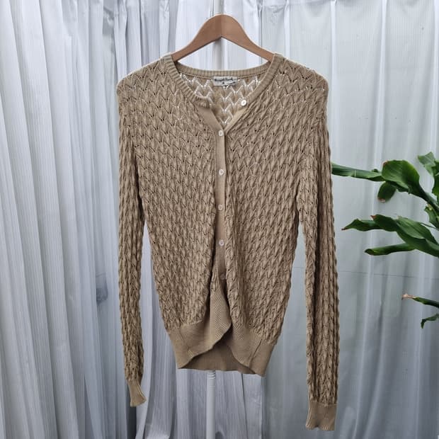 마가렛 호웰 리프 패턴 니트 가디건 1954