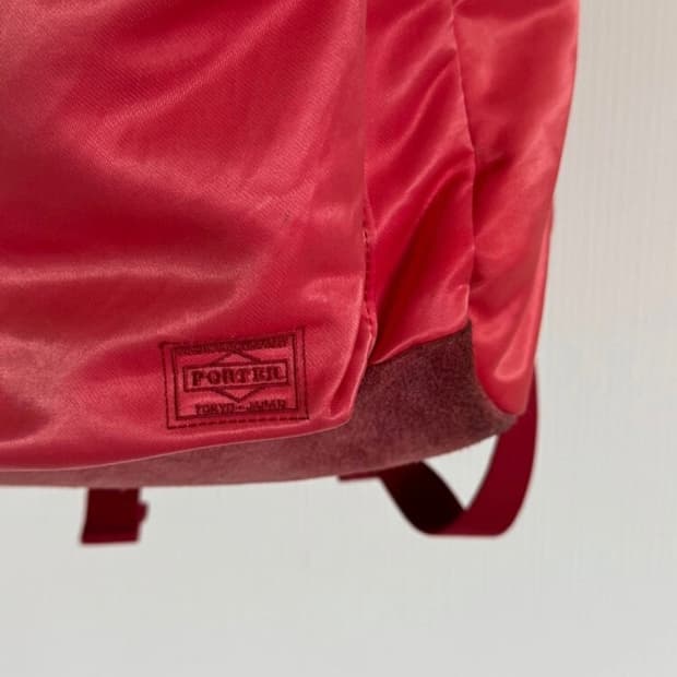 요시다포터 레드 백팩