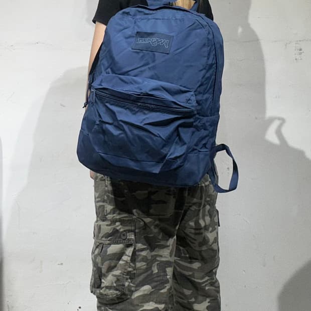 잔스포츠 블루 백팩 가방