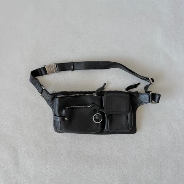 Pre owned 레더 힙색