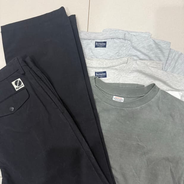 헤리티지 플로스 퀵 드라이 나일론 팬츠 블랙