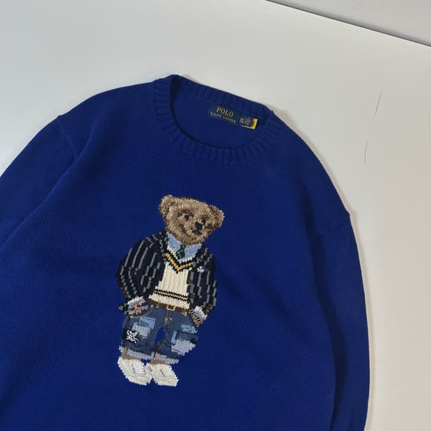 폴로 랄프로렌 베어 니트 큐알정품탭 2xl