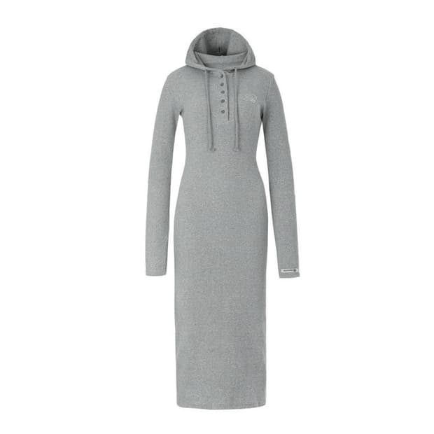 Gyaru hoodie onepiece (gray)