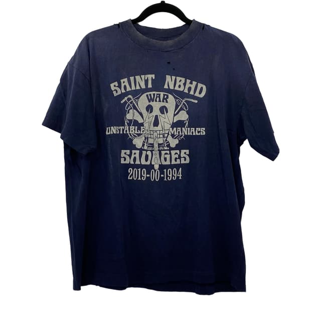 25SS 네이버후드 X 세인트 마이클 STHD Saint NBHD 반팔티