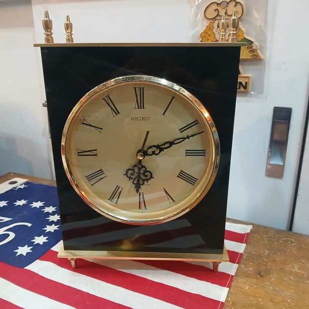 빈티지 세이코 탁상시계