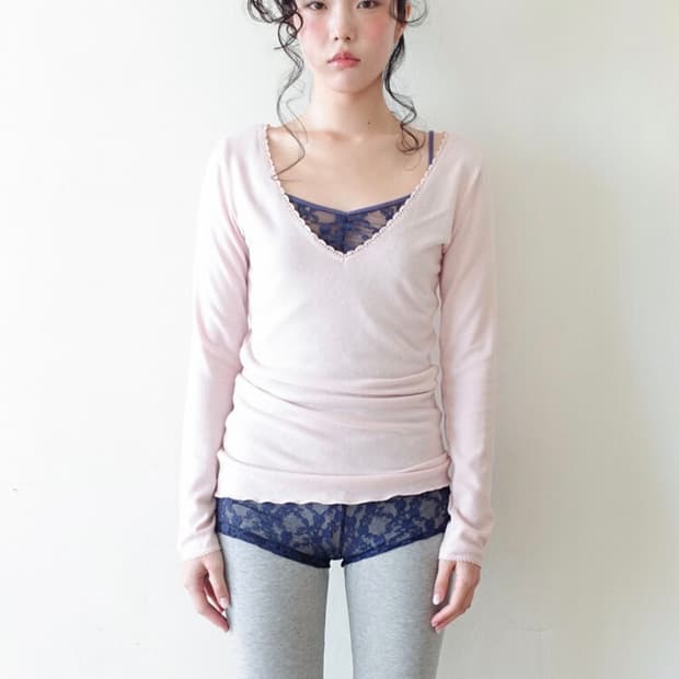 샵페어리 iris long top (pink) 핑크