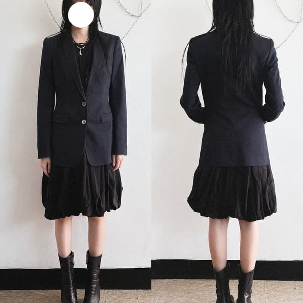 돌체앤가바나 슬림핏 나이프 블레이져