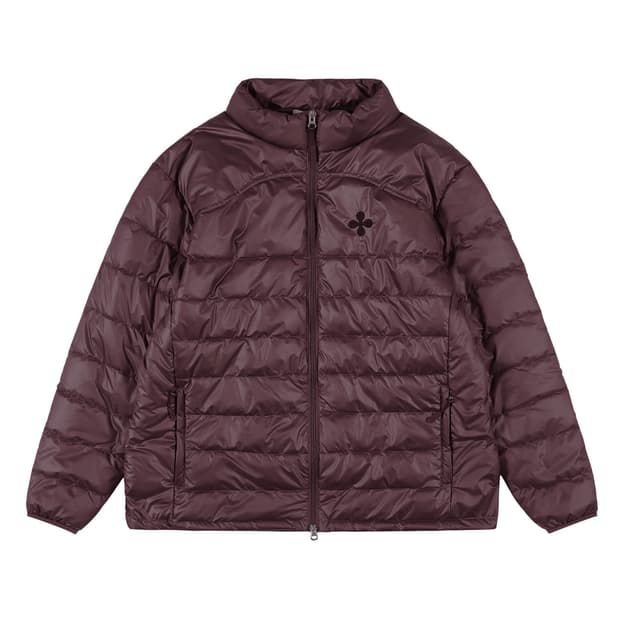 Kaifai Lumpy Puffer Jacket (Burgundy)