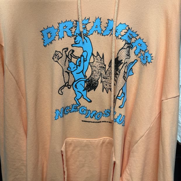 나이스고스트클럽 후드티 오렌지