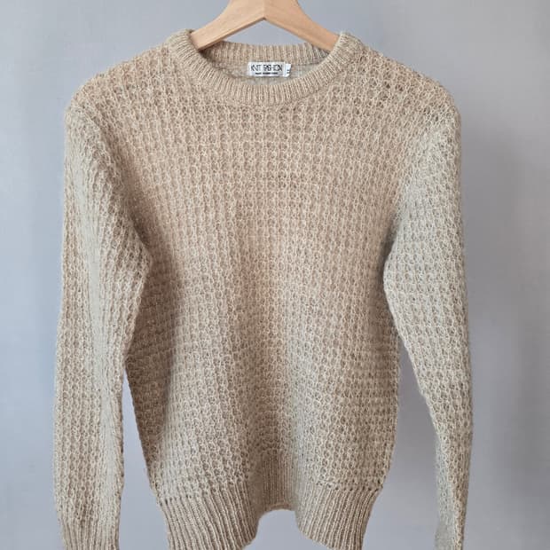 80~90년대 홍콩 빈티지 크리미 니트