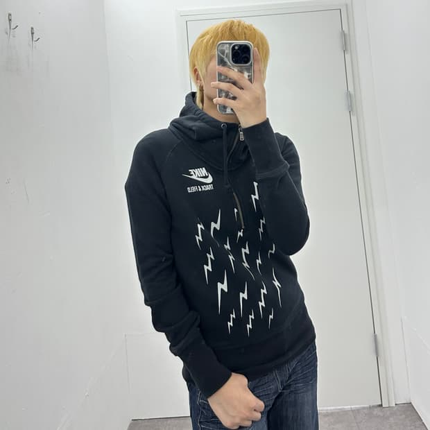 NIKE vintage flash printing hood