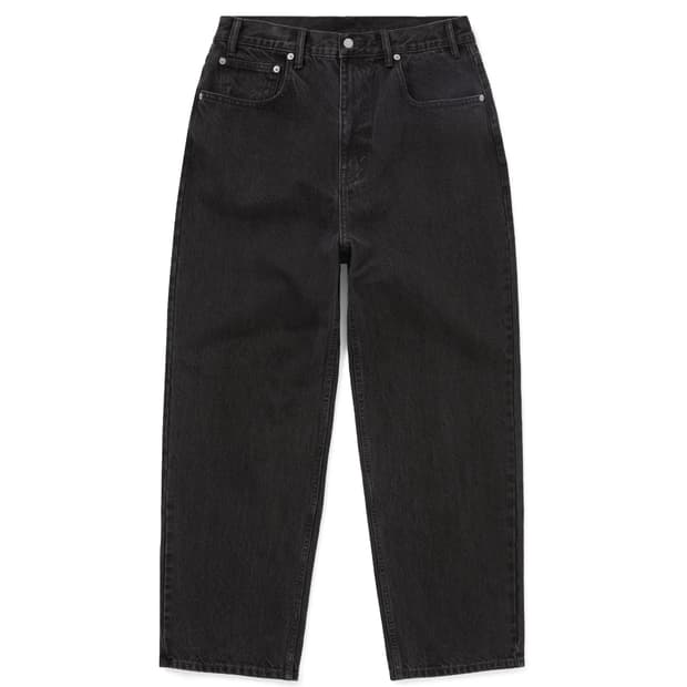 디스이즈네버댓 릴렉스 진 데님팬츠 L 블랙