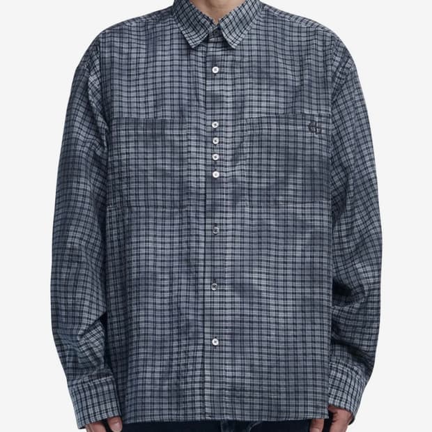 (M) 노매뉴얼 오버다이드 셔츠 차콜