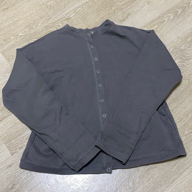 모리 레이어드 버튼 집업 