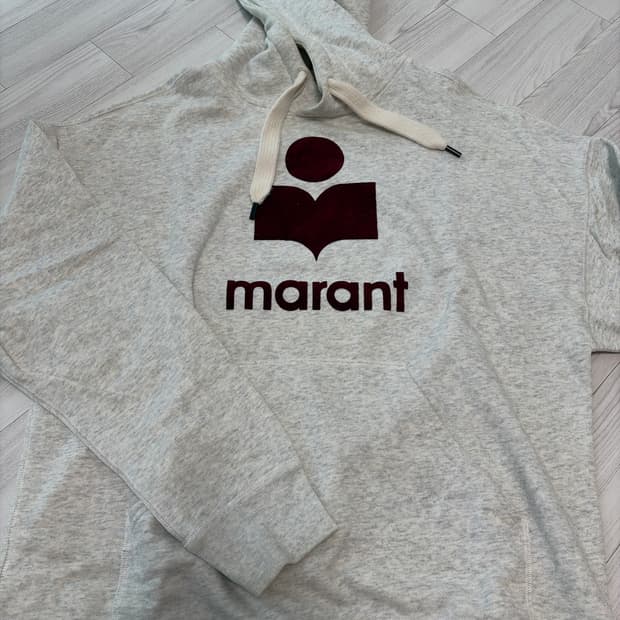 이자벨마랑 후드티 오트밀 색상