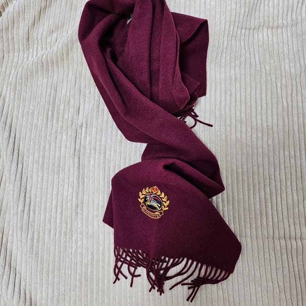 버버리 머플러 버건디 (구형)