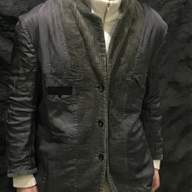 90's 꼼데가르송 다나카 옴므 리버서블 코듀로이 큐프라 자켓