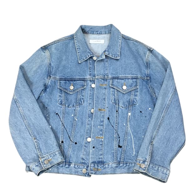 토니웩 머스크 페인팅 데님 자켓 