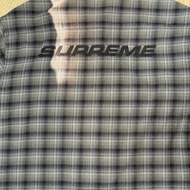 슈프림 22ss 체크 반팔 셔츠