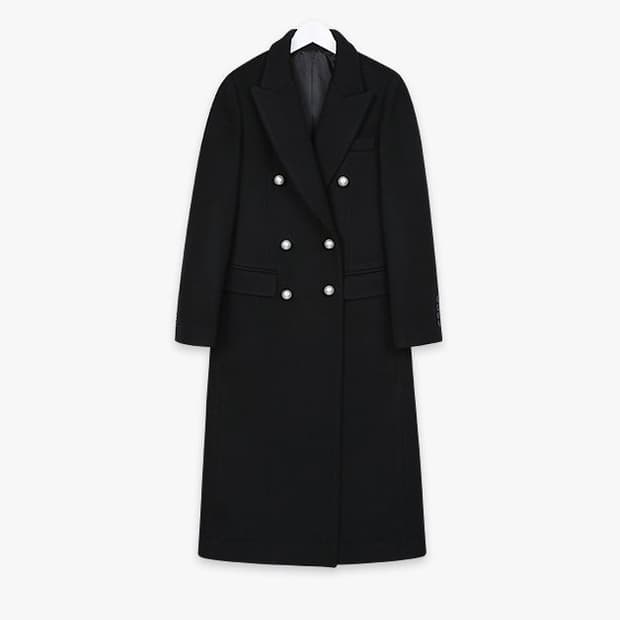 DNSR 여성 더블 롱코트