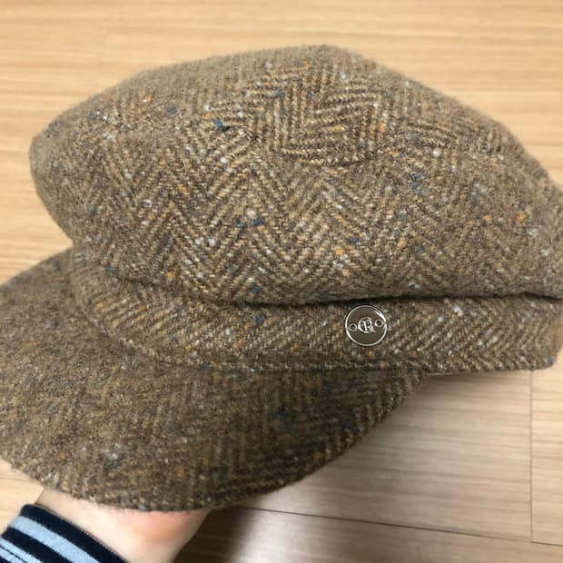 그로브 grove 바히 베렛 브라운 헌팅캡