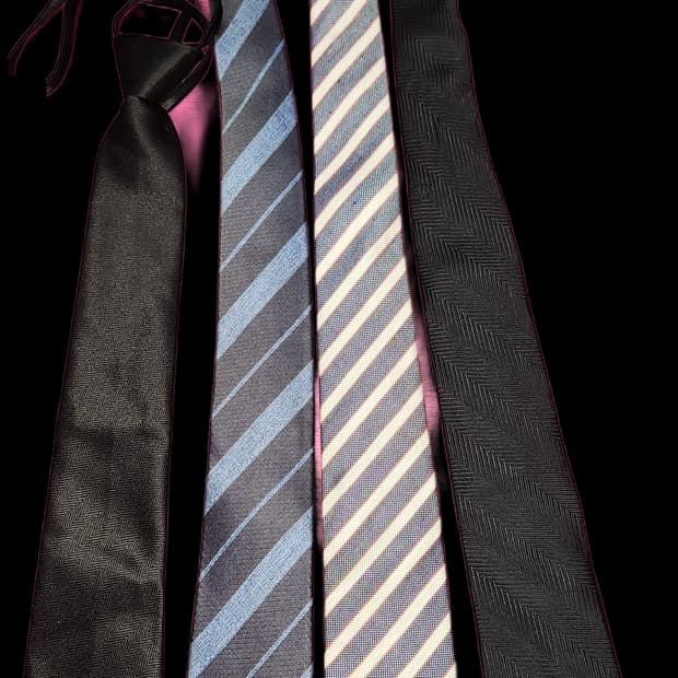 루이까또즈 코모드 등 넥타이 4종