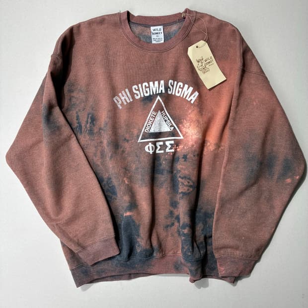와일드동키 시그마 타이다이 크루넥 스웻 셔츠 XL사이즈