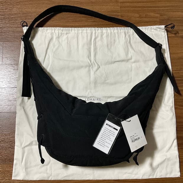 르메르 게임백 미디엄 나일론 캔버스 블랙