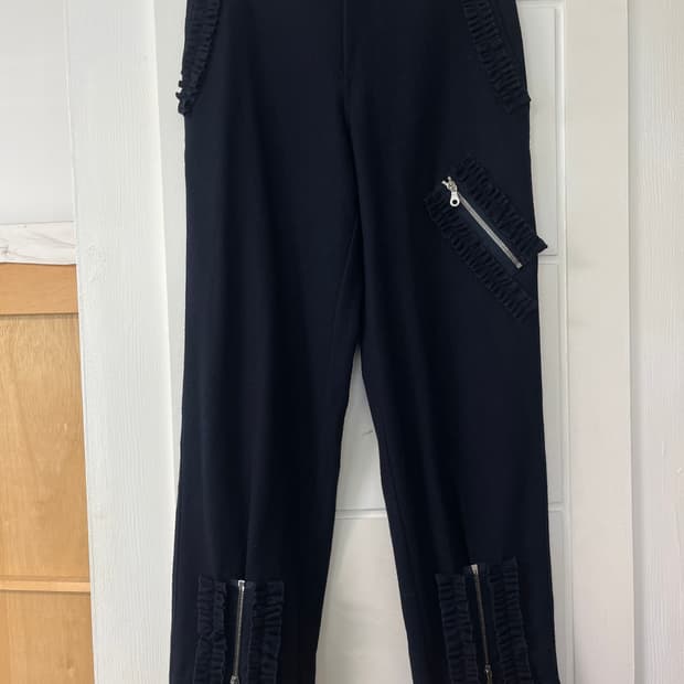 molly goddard frill wool pants