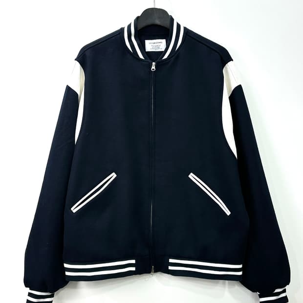 레테르코모 빅 어워드 스타디움 울 바시티 자켓 블랙 XL