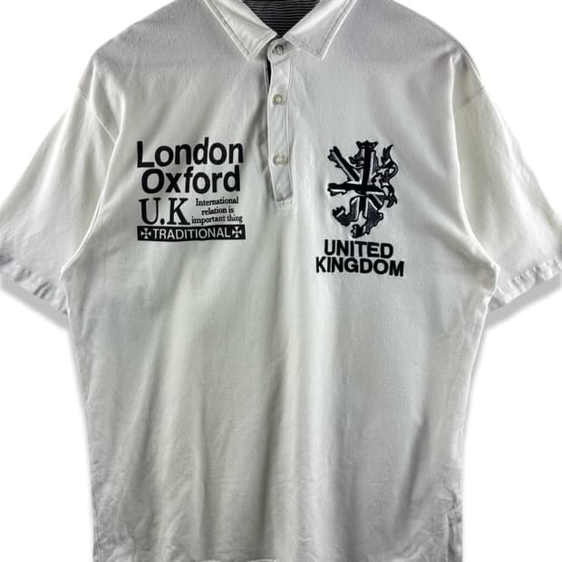 JPN Y2K 런던옥스포드 폴로셔츠2873