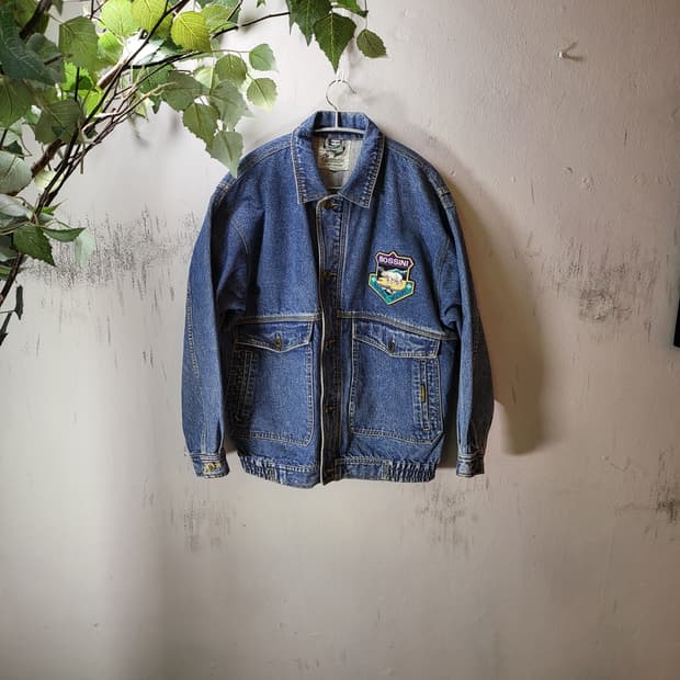 90s BOSSINI 데님 자켓 (L)