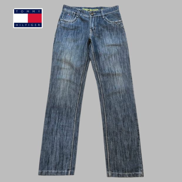32인치 타미힐피거 워싱청바지 