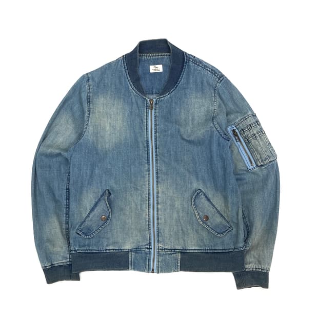 JPN Denim bomber jacket