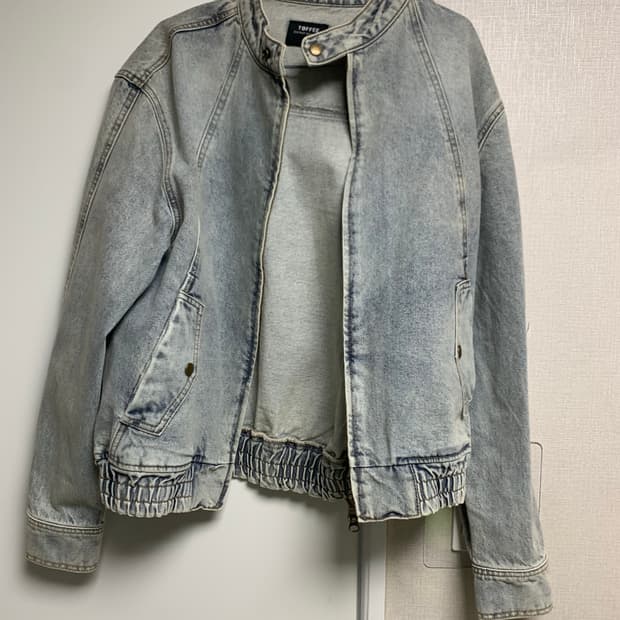 토피 데님 자켓
