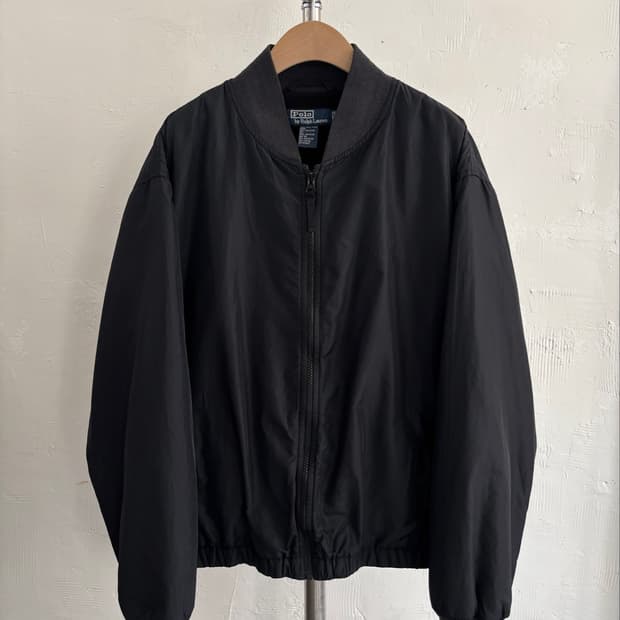 Polo Ralph Lauren 폴로 랄프로렌 블랙 나일론 블루종 자켓