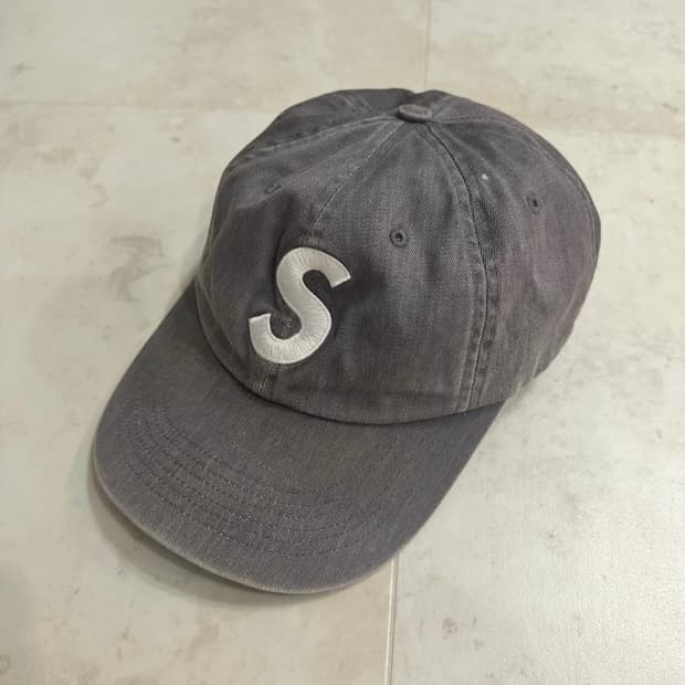 슈프림 S 로고 6패널 볼캡