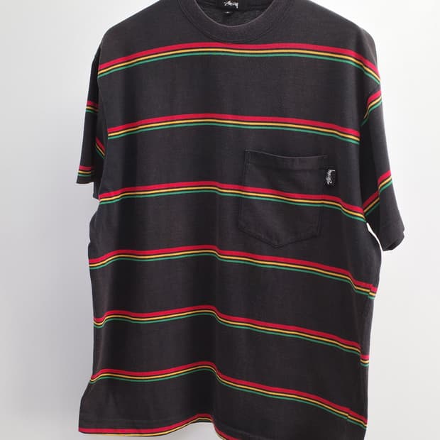 80's stussy border / made in usa