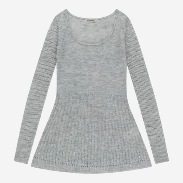 coyseio soft bell knit - light gray