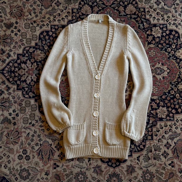 버버리 니트 롱가디건 66~77