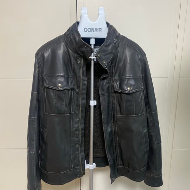 리바이스 빈티지한 가죽 자켓 M