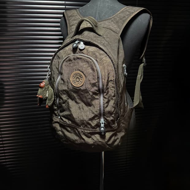 키플링 브라운 갈색 가방 백팩 고릴라 인형 키링 갸루 쵸코 너드 모리걸