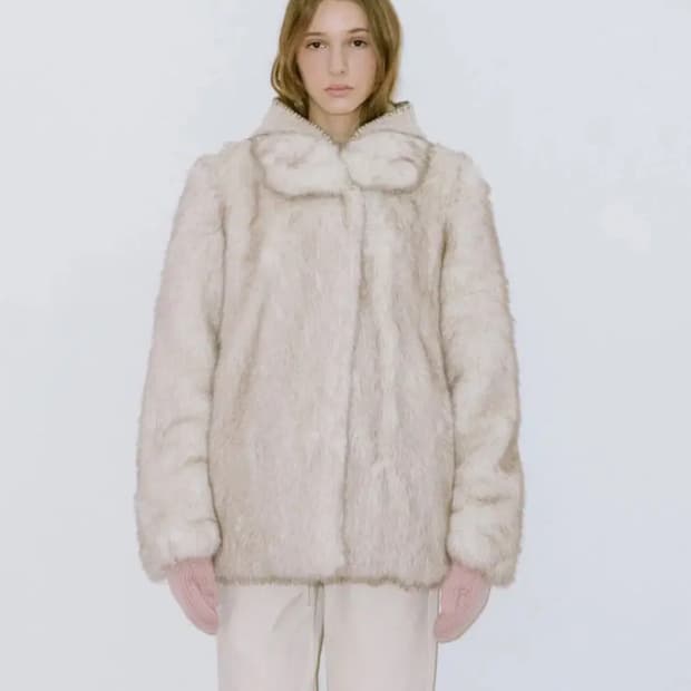 구해요‼️ 시눈 퍼자켓 아이보리