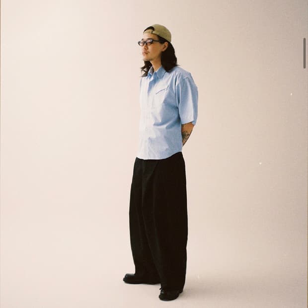 뉴치프시크 디피 Needlework crop stripe shirts