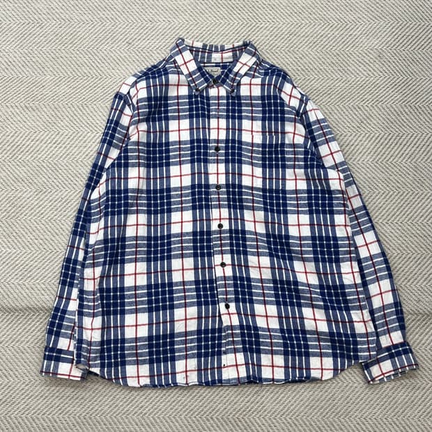 엘엘빈 체크 플란넬 셔츠 r2674