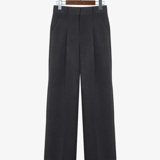 트랜디어패럴 양기모 팬던트 핀턱 와이드 슬랙스