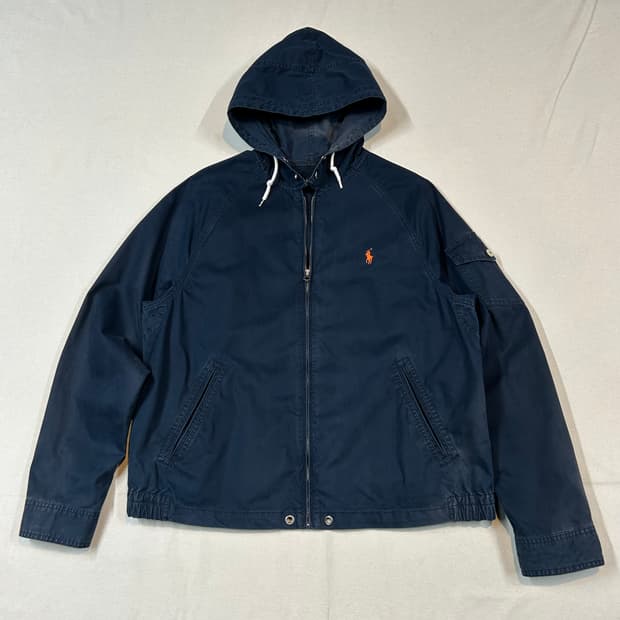 L) 폴로 랄프로렌 썬페이드 네이비 후드 자켓