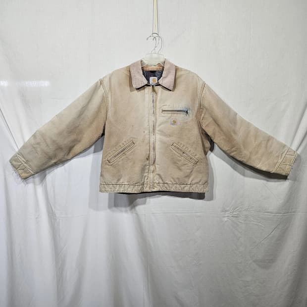 칼하트 J01 디트로이트 자켓 브라운