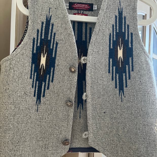 치마요 핸드메이드 울 베스트 